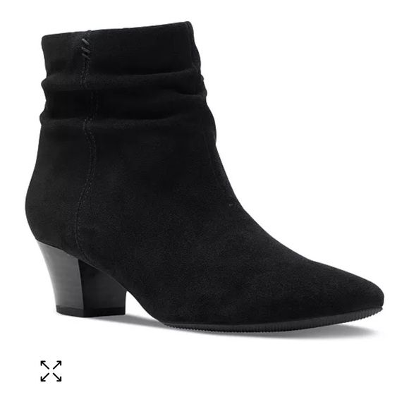 Women's Teresa Skip Scrunched Dress Ankle Booties sz 8.5 wide width - Picture 13 of 13